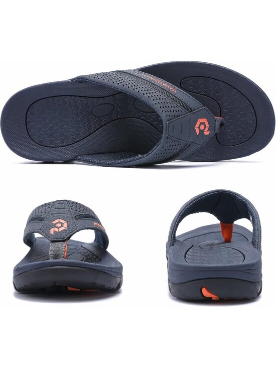 Men\'s Blue Flip-flops Thongs Sandals Durable Comfort Slippers For Casual main image 6